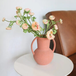 Real Touch Apricot Ranunculus 22”